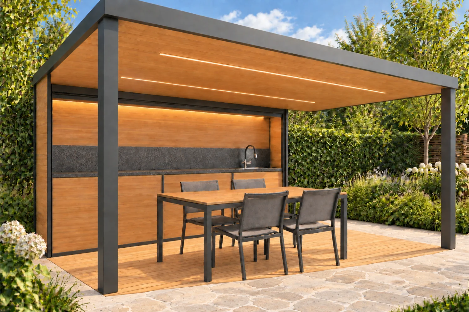 Letna kuhinja na vrtu