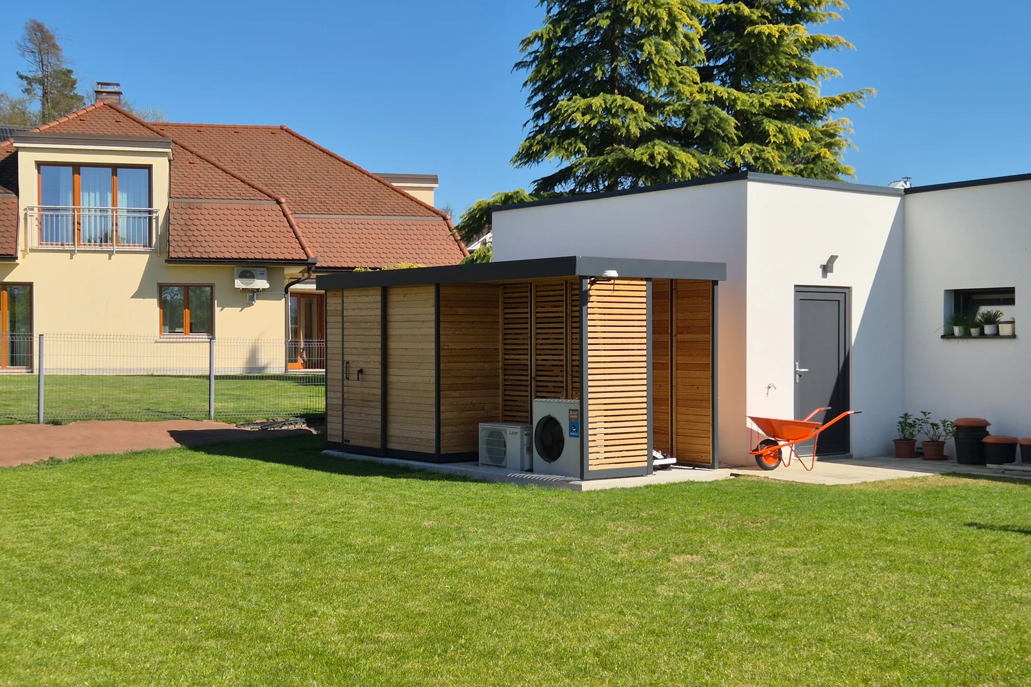 Holz gartenhaus cubie
