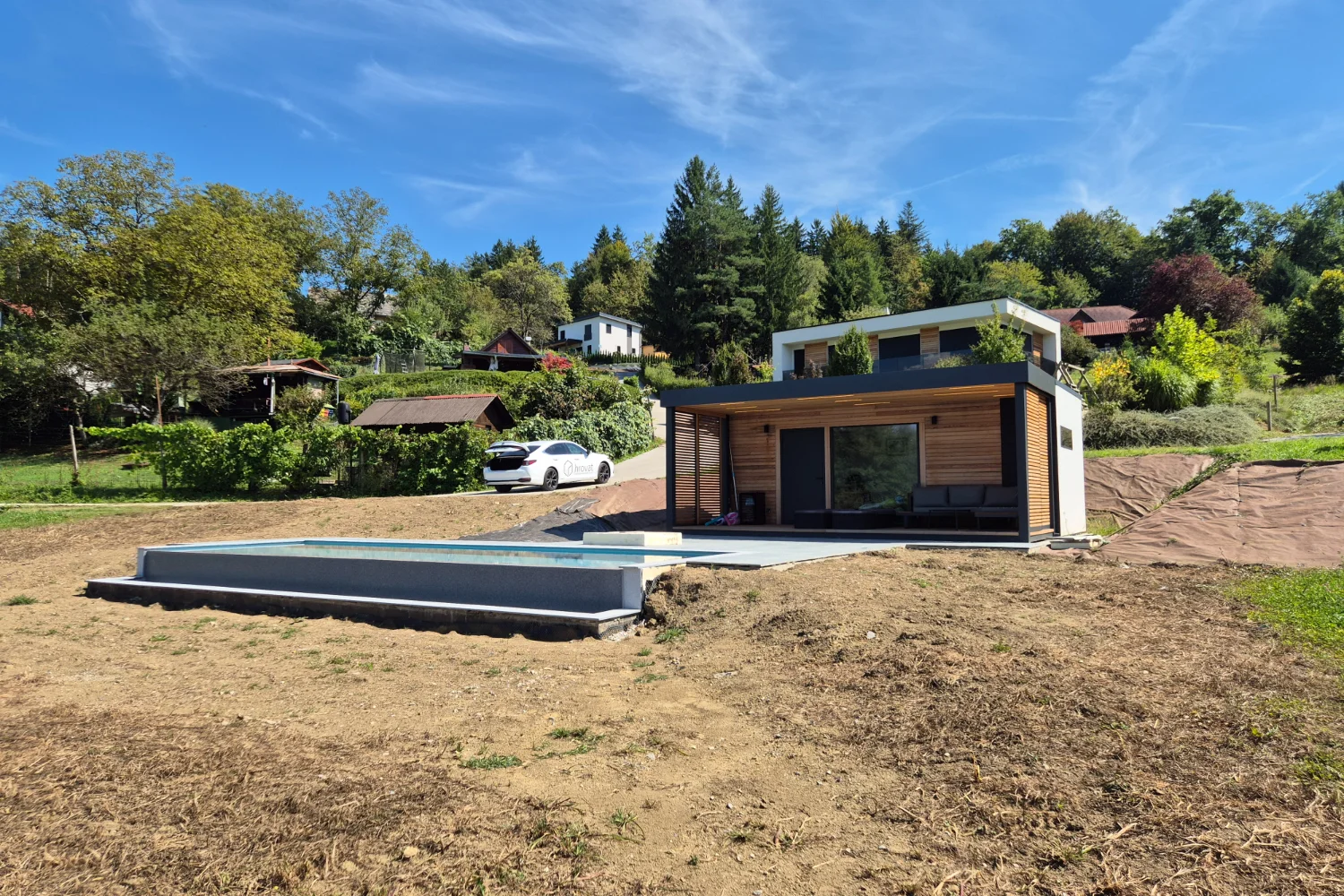 Modularna hiša v naravi