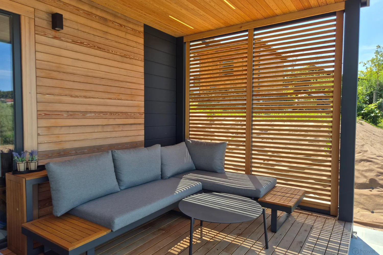 Terasa modularne hiške