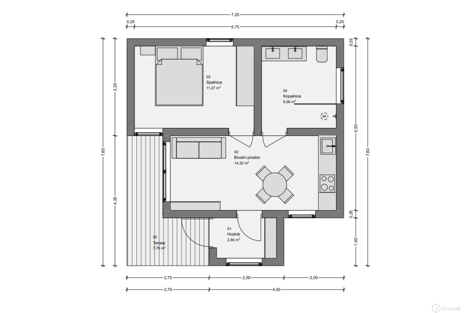 Modularna hiška Cubie 45 m2-3