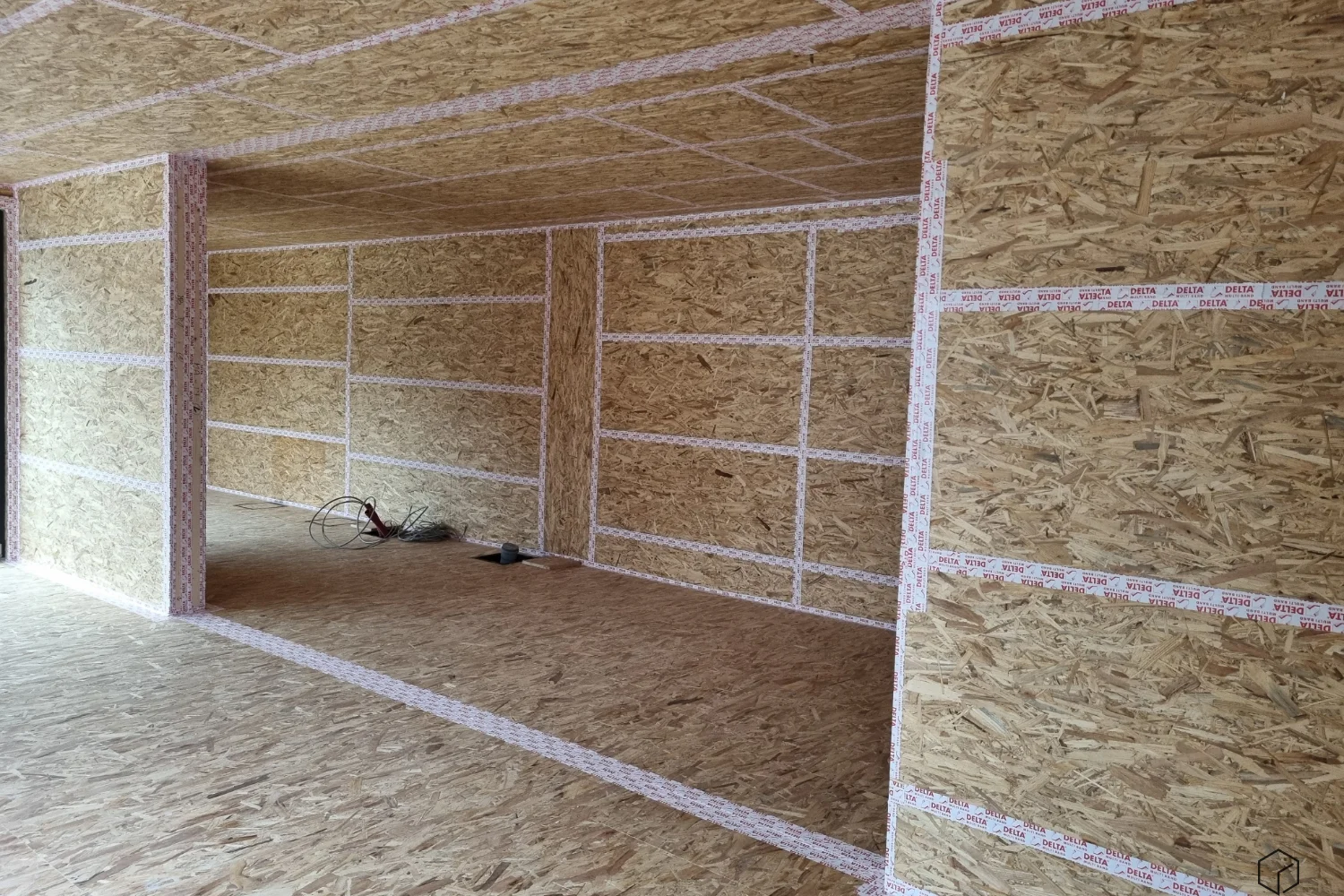 notranjost izolirane vrtne modularne hise