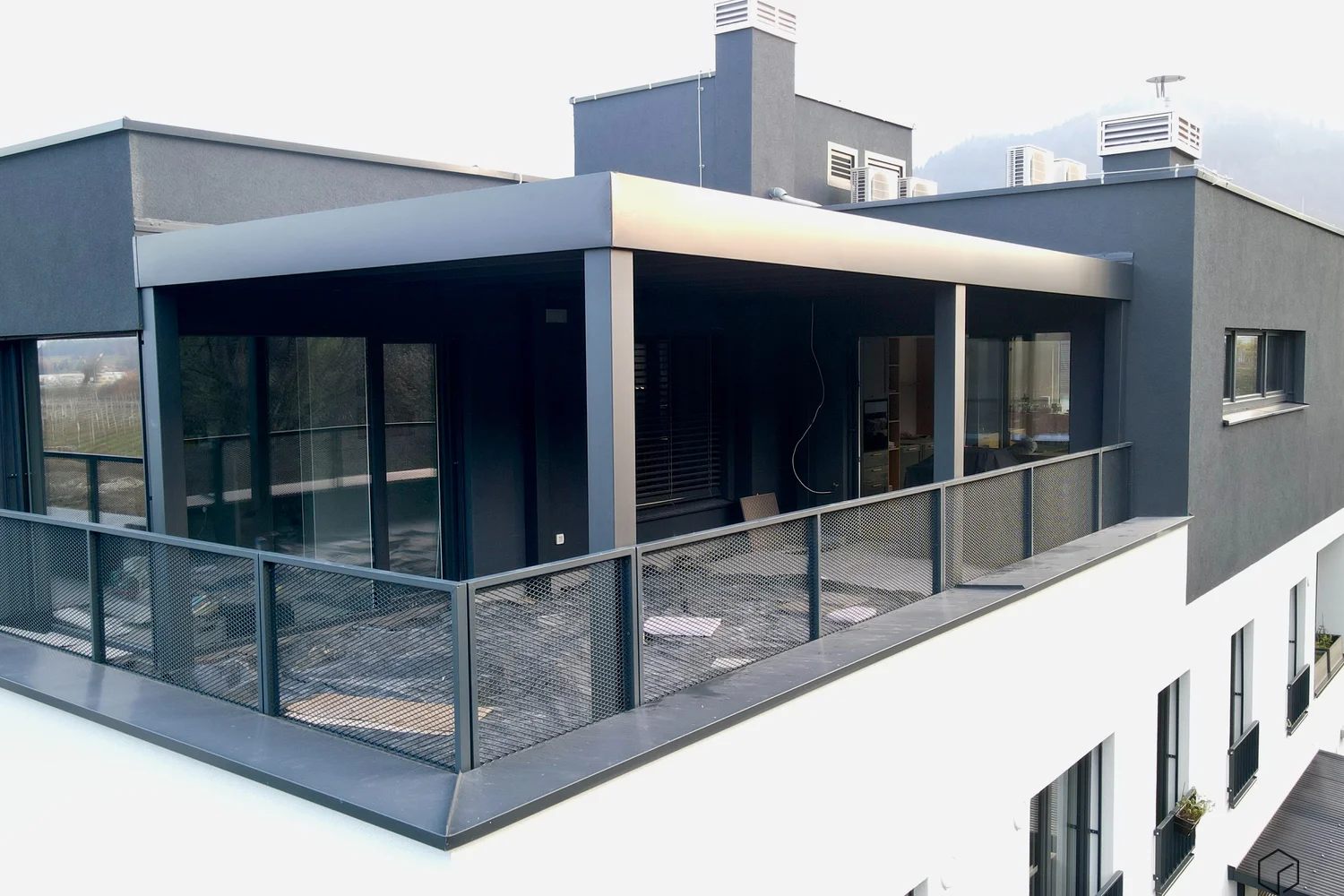 Pergola rooftop