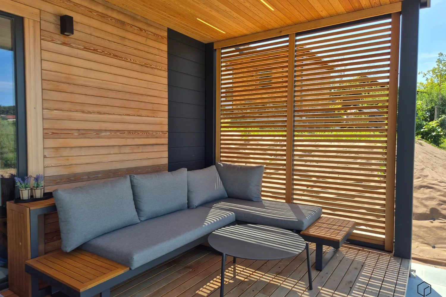 Terasa modularne hiške