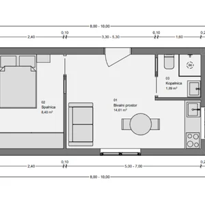 tloris modularne hise cubie 32-40
