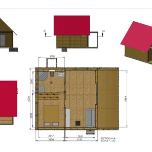 tloris modularne hise 