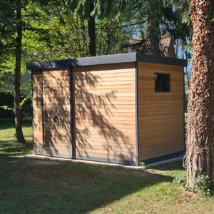 Holz gartenhaus cubie