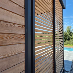 lesena fasada modularne hiške