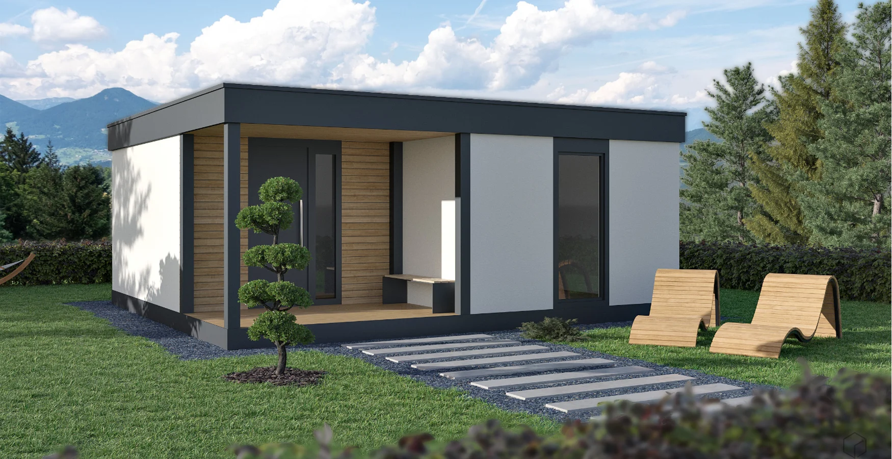 Modularna hiša Cubie 39 m2